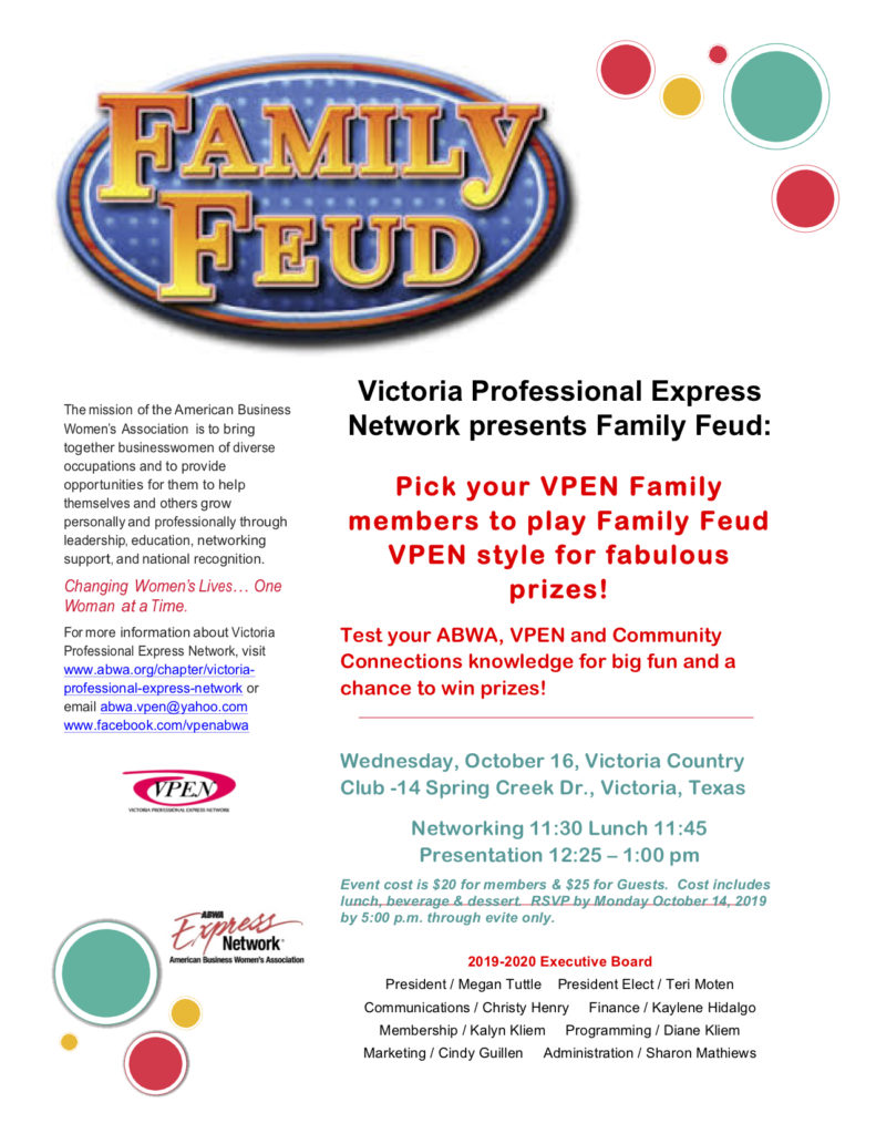 October 16, 2019 Networking Luncheon